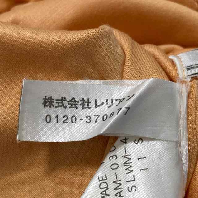 レリアン Leilian 半袖Tシャツ サイズ11 M レディース - オレンジ