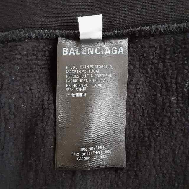 バレンシアガ BALENCIAGA トレーナー サイズXS レディース 美品 - 601491 黒 長袖/オーバーサイズ【中古】20230904