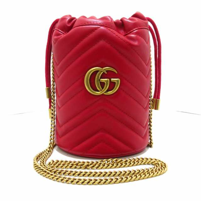 グッチ GUCCI ショルダーバッグ レディース 美品 GGマーモント 575163