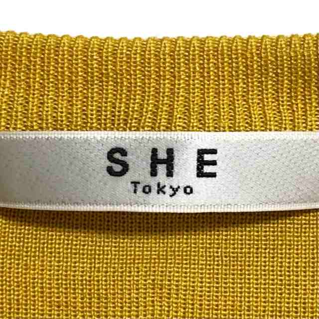 シートーキョー SHE Tokyo ノースリーブセーター レディース 美品