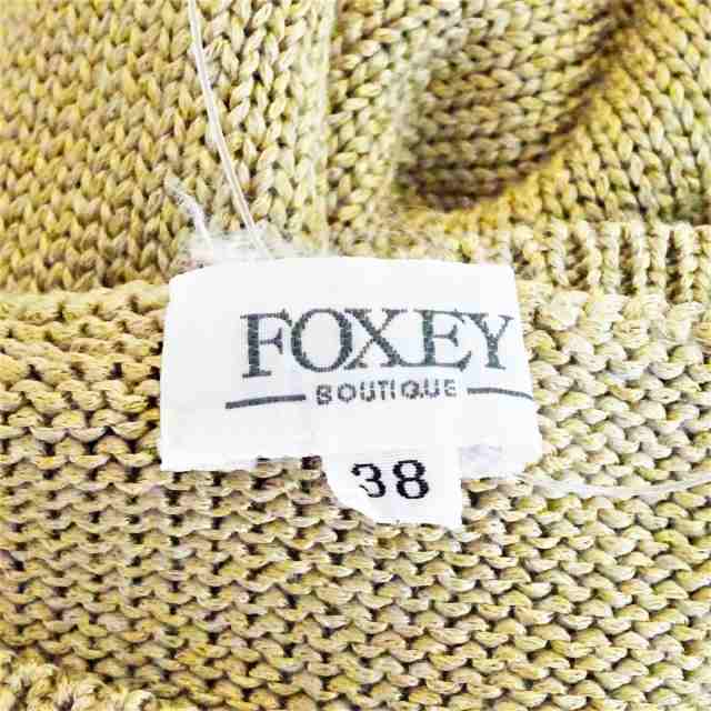 フォクシー FOXEY ワンピース サイズ38 M レディース 美品 - ブラウン