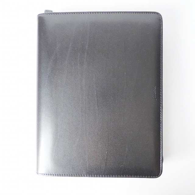 ファイロファックス Filofax 手帳 レディース 新品同様 - 黒 ラウンド