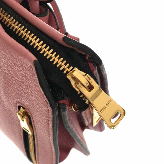 ミュウミュウ miumiu ハンドバッグ レディース - RL103C ピンク レザー