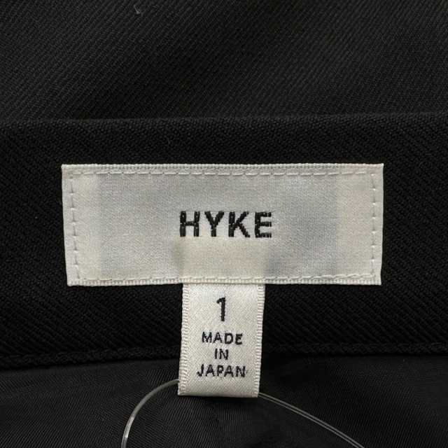 ハイク HYKE ハーフパンツ サイズ1 S レディース - 黒 変形デザイン ...