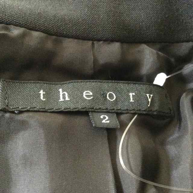 セオリー theory ジャケット サイズ2 S レディース - 黒 長袖/春【中古】20230831