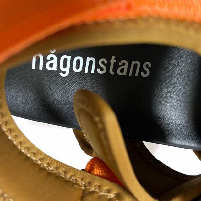 ナゴンスタンス nagonstans サンダル 25.0 メンズ - ブラウン×オレンジ