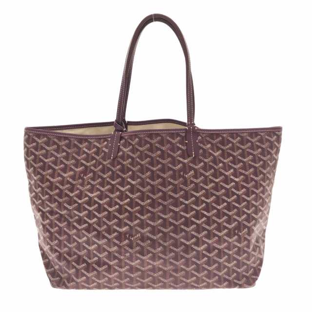 ゴヤール GOYARD トートバッグ レディース サンルイPM ボルドー×白