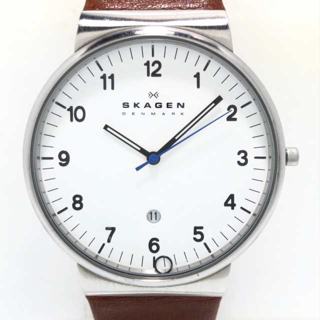 スカーゲン SKAGEN 腕時計 - SKW6082 メンズ 白【中古】20230818の通販