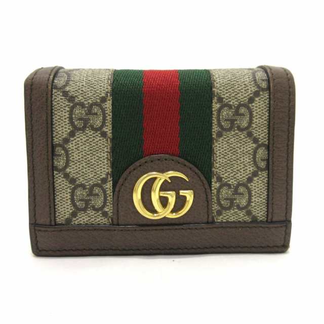 グッチ GUCCI 2つ折り財布 レディース 美品 オフィディア 523155