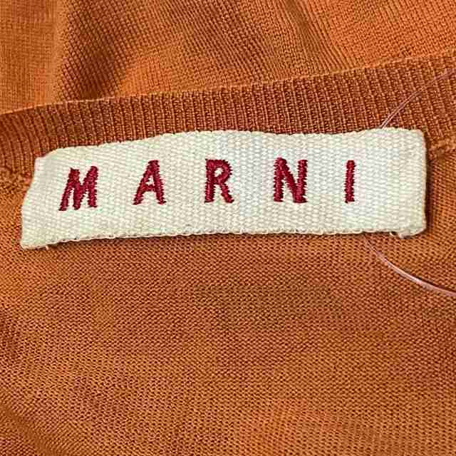 マルニ MARNI カーディガン サイズ40 M レディース 美品 - オレンジ