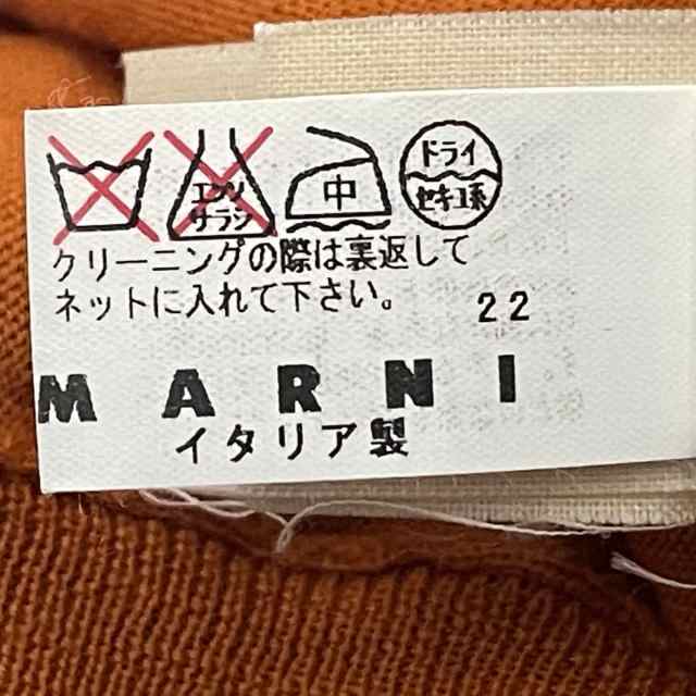 マルニ MARNI カーディガン サイズ40 M レディース 美品 - オレンジ 長袖【中古】20230829