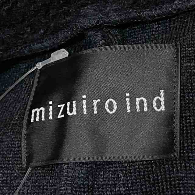 ミズイロインド mizuiro ind コート レディース 美品 - 黒 長袖/冬 ...