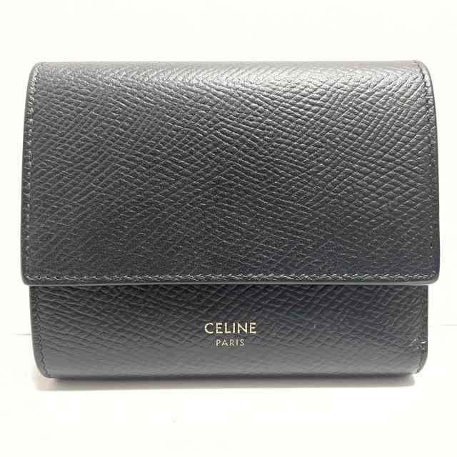 セリーヌ CELINE 3つ折り財布 レディース 美品 スモールトリフォールド