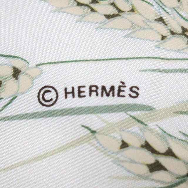 エルメス HERMES スカーフ レディース カレ90 アイボリー×ダーク