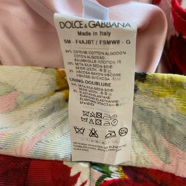 ドルチェアンドガッバーナ DOLCE&GABBANA ミニスカート サイズ36 S