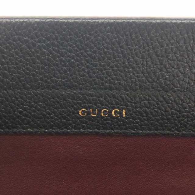 グッチ GUCCI トートバッグ レディース ズゥミ 564714 黒 レザー【中古