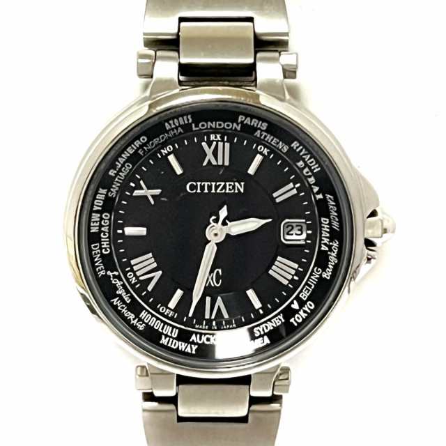 シチズン CITIZEN 腕時計 XC(クロスシー) H246-T018220 レディース エコドライブ/電波 黒【中古】20230901｜au  PAY マーケット