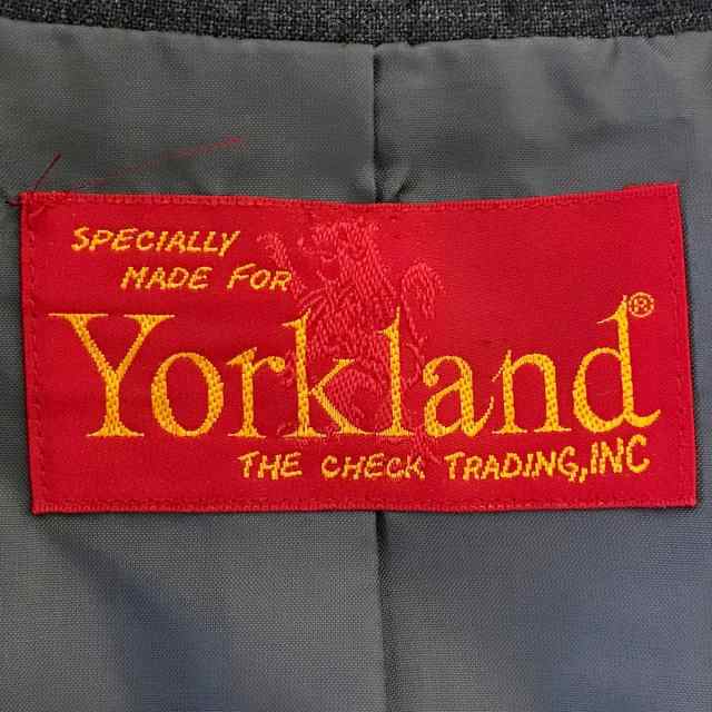 ヨークランド Yorkland チェック テーラードジャケット - アウター