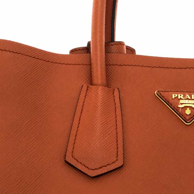 PRADA　トートバッグ　レディース　オレンジ