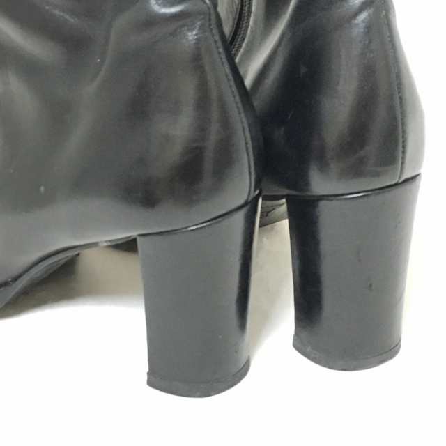 ジルサンダー JILSANDER ショートブーツ 36 1/2 レディース 黒 レザー