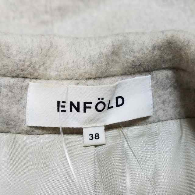 エンフォルド ENFOLD コート サイズ38 M レディース - アイボリー 長袖