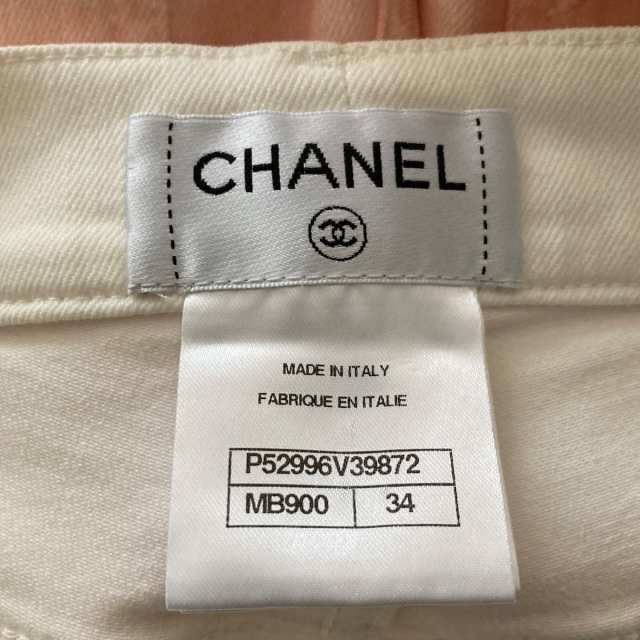 シャネル CHANEL パンツ サイズ34 S レディース - P52996 白