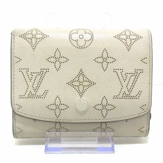 ルイヴィトン LOUIS VUITTON マヒナ ポルトフォイユ・イリス コンパクト ウォレット 二つ折り財布 ブリューム M68671  新入荷 LV1453