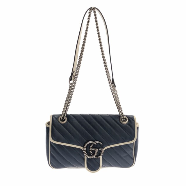 グッチ GUCCI ショルダーバッグ レディース 美品 GGマーモント 443497 ...