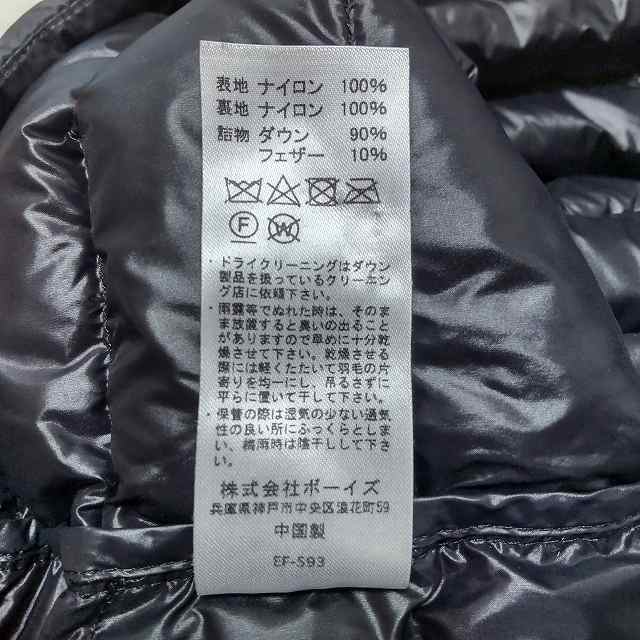 ダントン DANTON ダウンジャケット サイズ40 M レディース 黒 長袖/秋