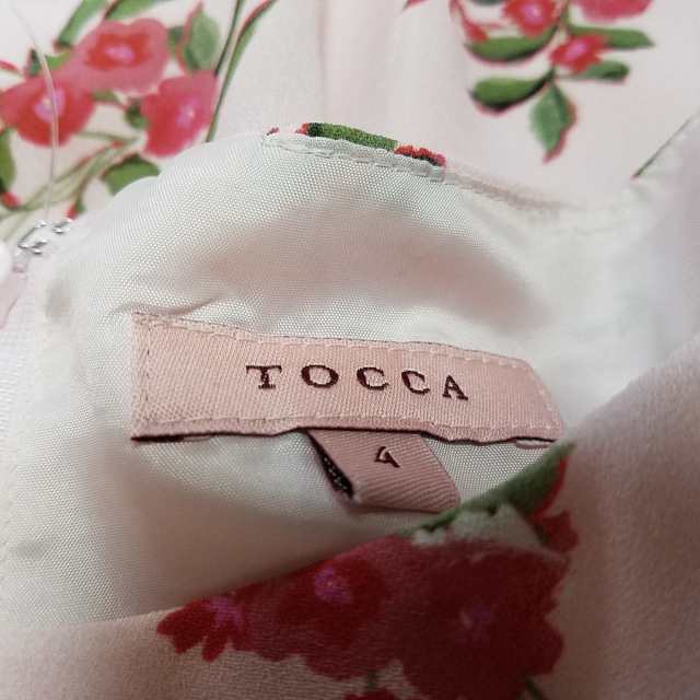トッカ TOCCA ワンピース サイズ4 S レディース - ピンク×ダーク