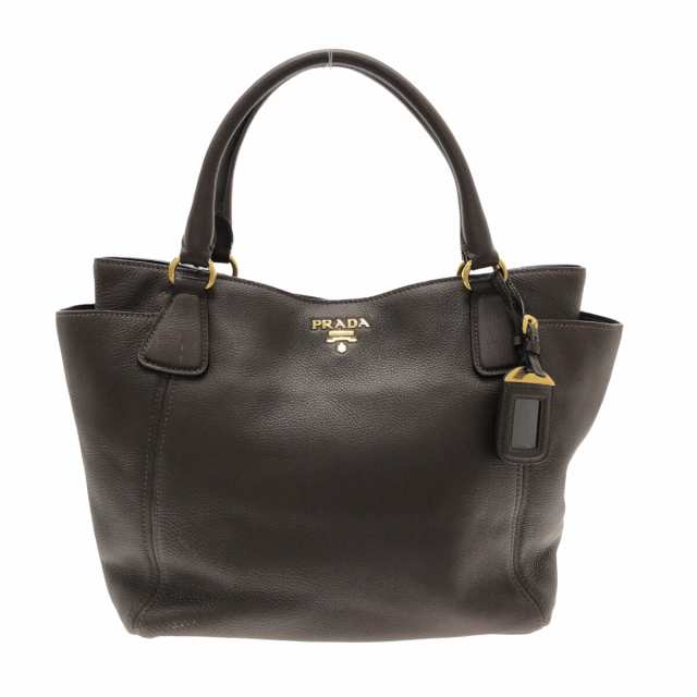 プラダ PRADA トートバッグ レディース - ダークブラウン 革タグ レザー【中古】20230830｜au PAY マーケット