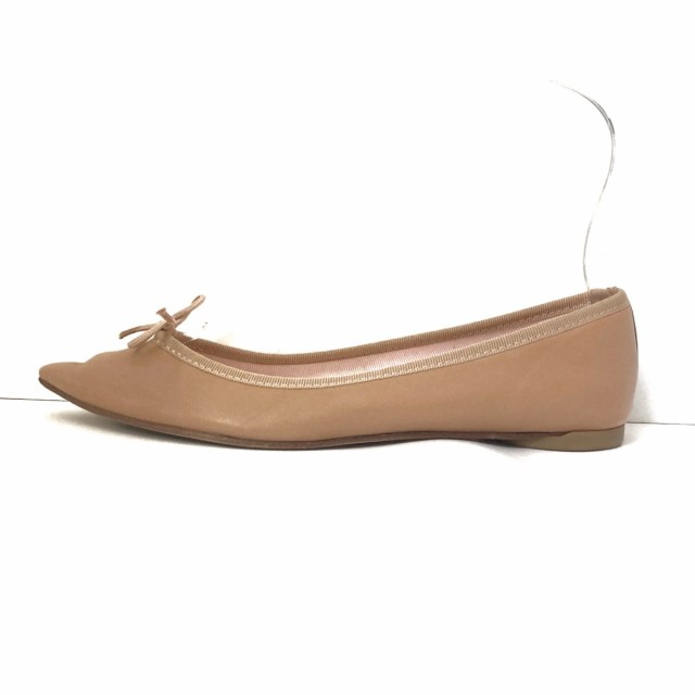 レペット repetto フラットシューズ 38 レディース - ピンクベージュ