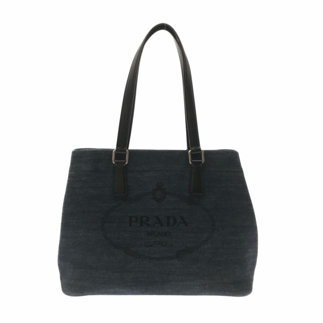 【美品】 PRADA デニム トートバッグ ハンドバッグ 1BG356