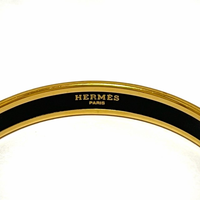 エルメス HERMES バングル レディース エマイユ 金属素材 ゴールド