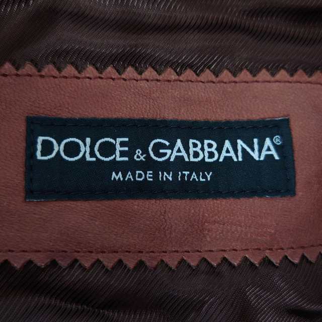 ドルチェアンドガッバーナ DOLCE&GABBANA ライダースジャケット サイズ