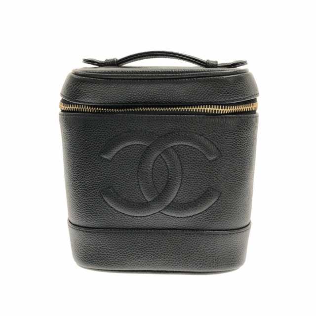 シャネル CHANEL バニティバッグ レディース - A01998 黒 ゴールド金具 キャビアスキン【中古】20230909｜au PAY マーケット