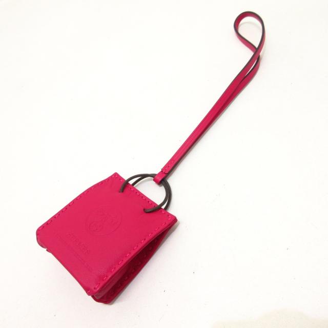 エルメス チャーム サックオランジュ ピンク ローズメキシコ 美品 