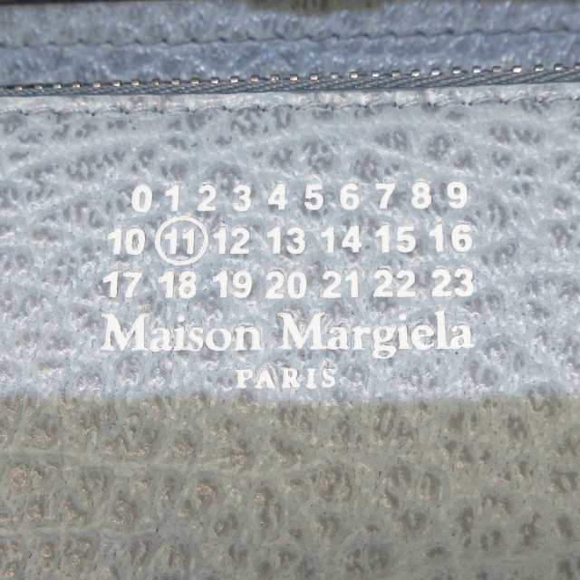 メゾンマルジェラ Maison Margiela 財布 レディース 美品 S58UI0147 ライトグレー チェーンウォレット  レザー【中古】20230927