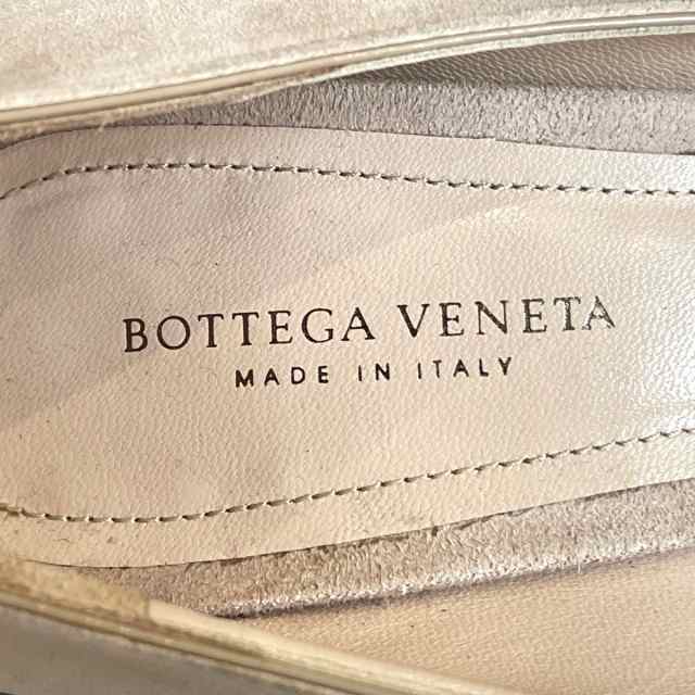 ボッテガヴェネタ BOTTEGA VENETA パンプス 36 レディース - ベージュ