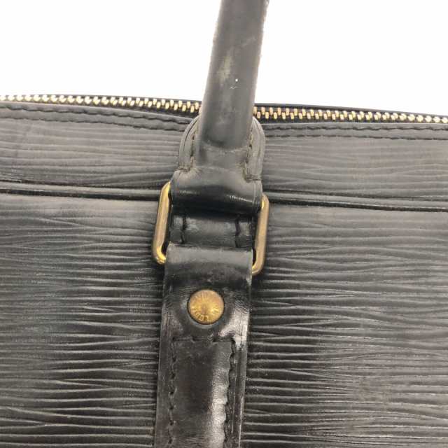 ルイヴィトン LOUIS VUITTON ビジネスバッグ M54472 ポルト ドキュマン・ヴォワヤージュ レザー（LVロゴの刻印入り） ノワール  9001VI エピ-