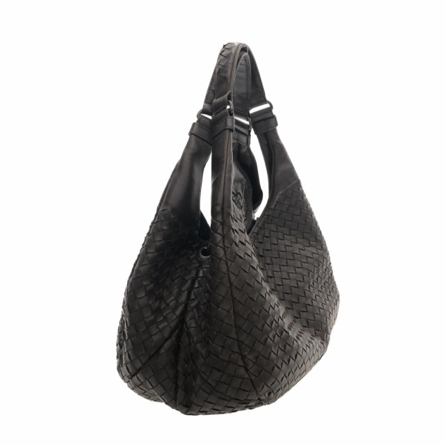 ボッテガヴェネタ BOTTEGA VENETA トートバッグ レディース ミディアムカンパーナバッグ 125787 ライトブラウン  レザー【中古】20230824