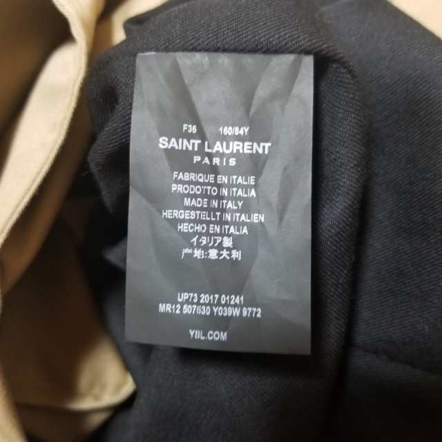 サンローラン パリ SAINT LAURENT PARIS TEDDY JACKET テディ