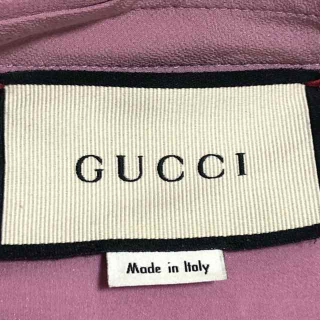 グッチ GUCCI 長袖シャツブラウス サイズ38 S レディース 美品