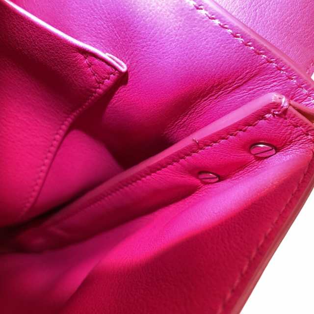 ファスナー外側【Dior】クリスチャンディオール レザー 赤 レディース クラッチバッグ