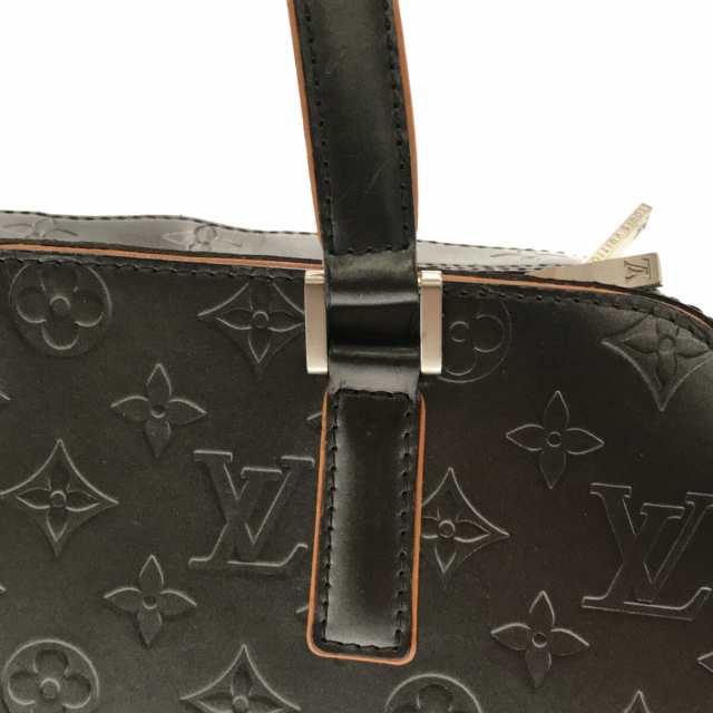 ルイヴィトン LOUIS VUITTON シェルトン M55172 モノグラムマット ハンドバッグ ミニボストンバッグ ショルダーバッグ モノグラムマットレザー ノワール グレー系