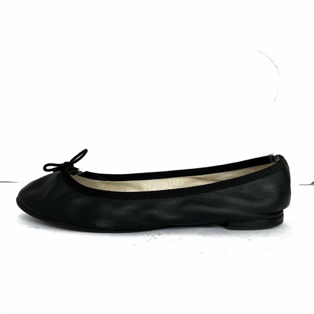 レペット repetto フラットシューズ 38 1/2 レディース - 黒 アウト