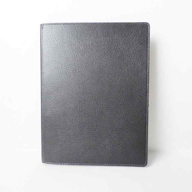 ファイロファックス Filofax 手帳 レディース 美品 - 黒 レザー【中古