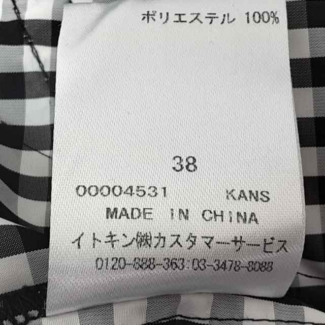 クレージュ COURREGES コート サイズ38 M レディース 美品 - 白×黒