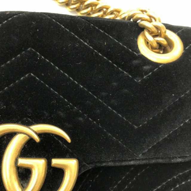 グッチ GUCCI ショルダーバッグ レディース GGマーモント キルティング