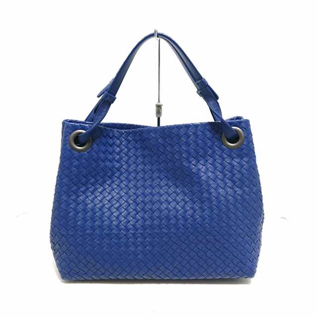 ボッテガヴェネタ BOTTEGA VENETA トートバッグ レディース イントレチャート ブルー レザー【中古】20231013｜au PAY  マーケット